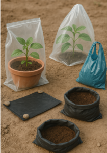 ¿Sabías Que las Bolsas de Plástico También Son Útiles en Jardinería?